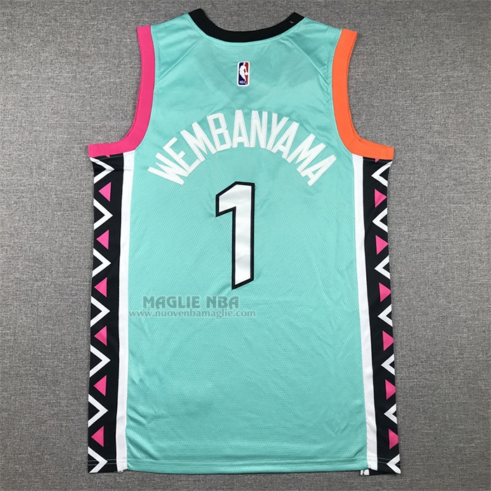 Maglia
 Victor Wembanyama NO 1 San Antonio Spurs Citta
 2022-23 Verde
